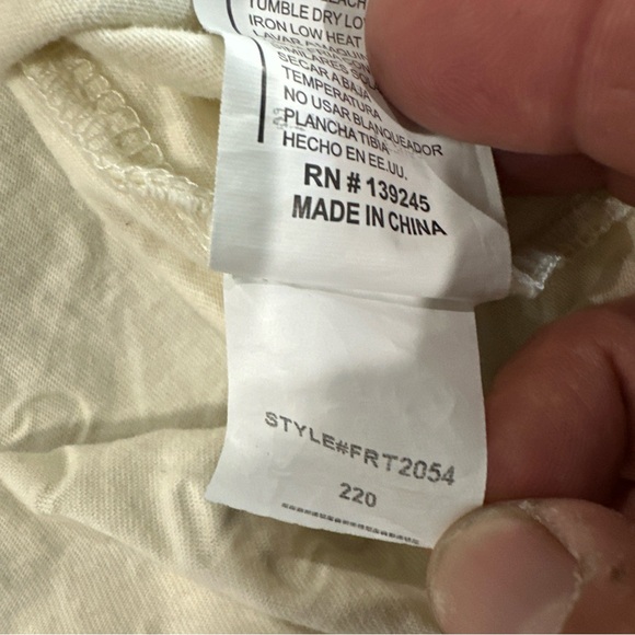 First Row The Future is Ours AOP Graphic White T-shirt Men's Size Medium - Picture 4 of 5